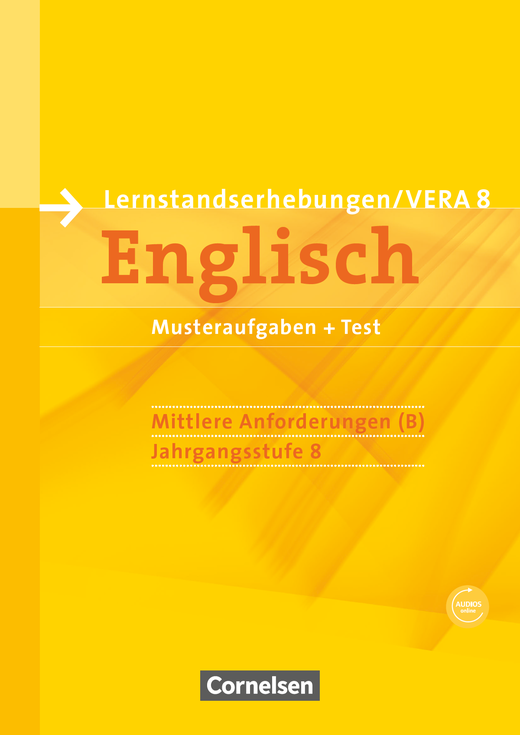 Vorbereitungsmaterialien für VERA - Arbeitsheft mit Audios online - 8. Schuljahr: Mittlere Anforderungen