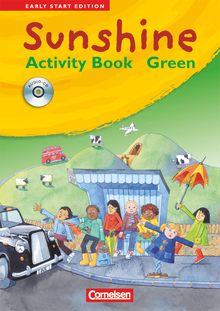 Sunshine - Activity Book - GREEN mit Lieder-/Text-CD (Kurzfassung) - Band 1/2: 1./2. Schuljahr - JÜL-Ausgabe