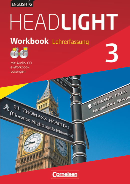 English G Headlight - Workbook mit Audio-CD und e-Workbook - Lehrkräftefassung - Band 3: 7. Schuljahr