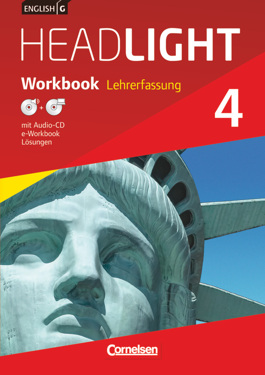 English G Headlight - Workbook mit Audio-CD und e-Workbook - Lehrkräftefassung - Band 4: 8. Schuljahr