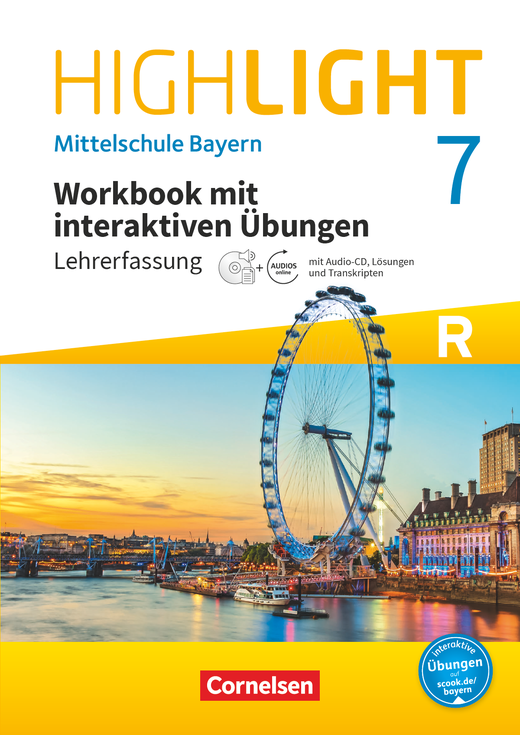 Highlight - Workbook mit interaktiven Übungen online - Lehrkräftefassung - 7. Jahrgangsstufe